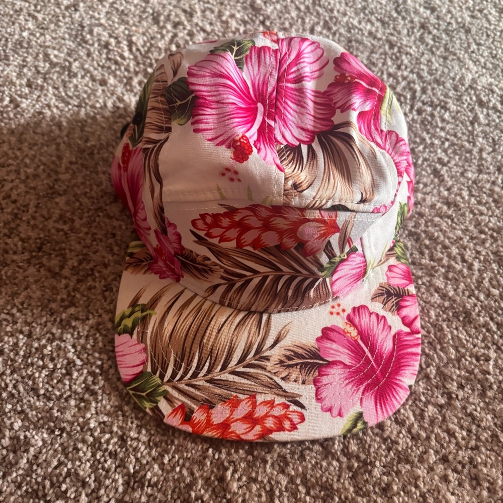 Floral Print Cap